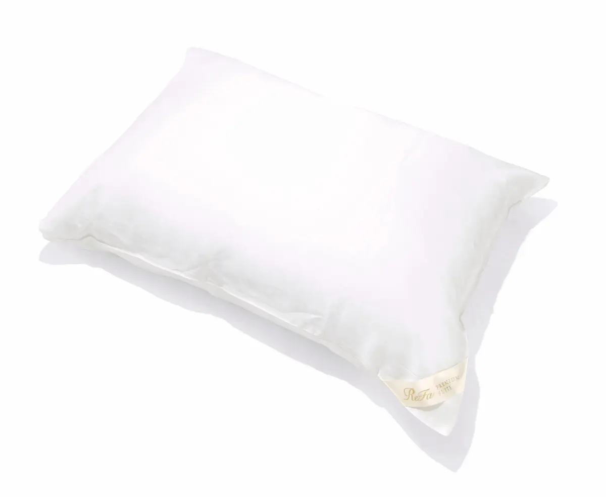 ReFa　リファ バイタルウェアの 羽毛枕＆シルクカバー