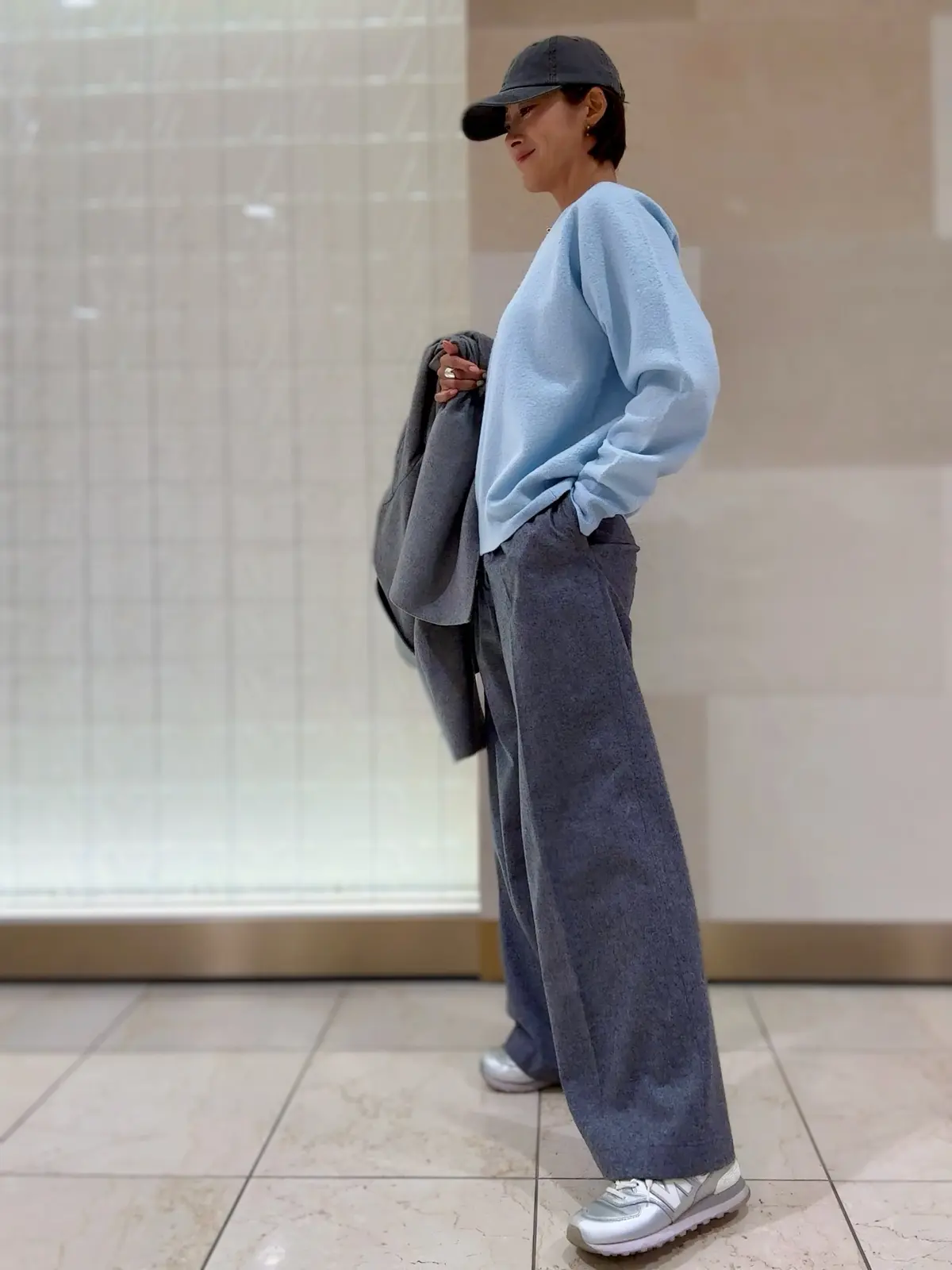 ZARAのキャップで攻略。海外マダム風「の画像_16