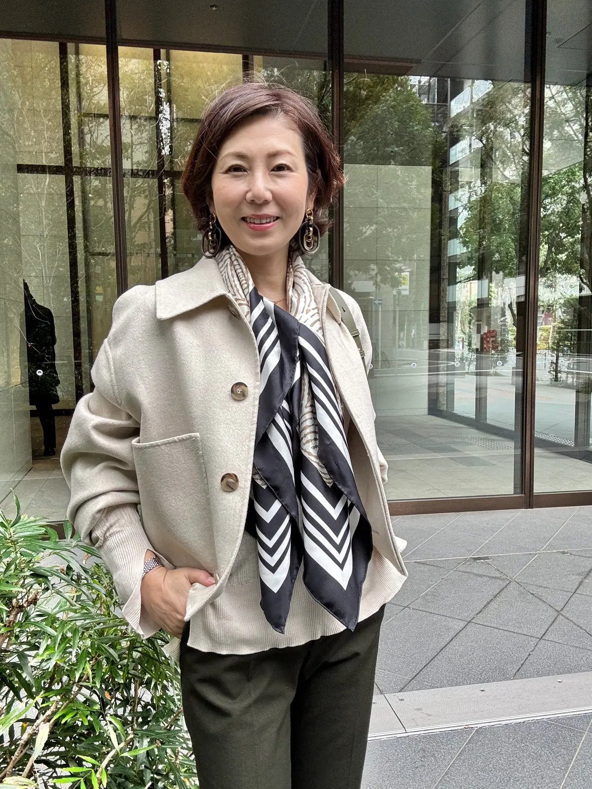 50代春のランチコーデ|主役は軽やかリッの画像_15