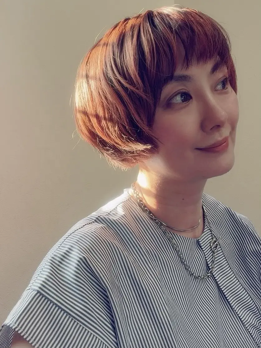 ヘアースタイルの写真　ショートヘア　ボブヘアー