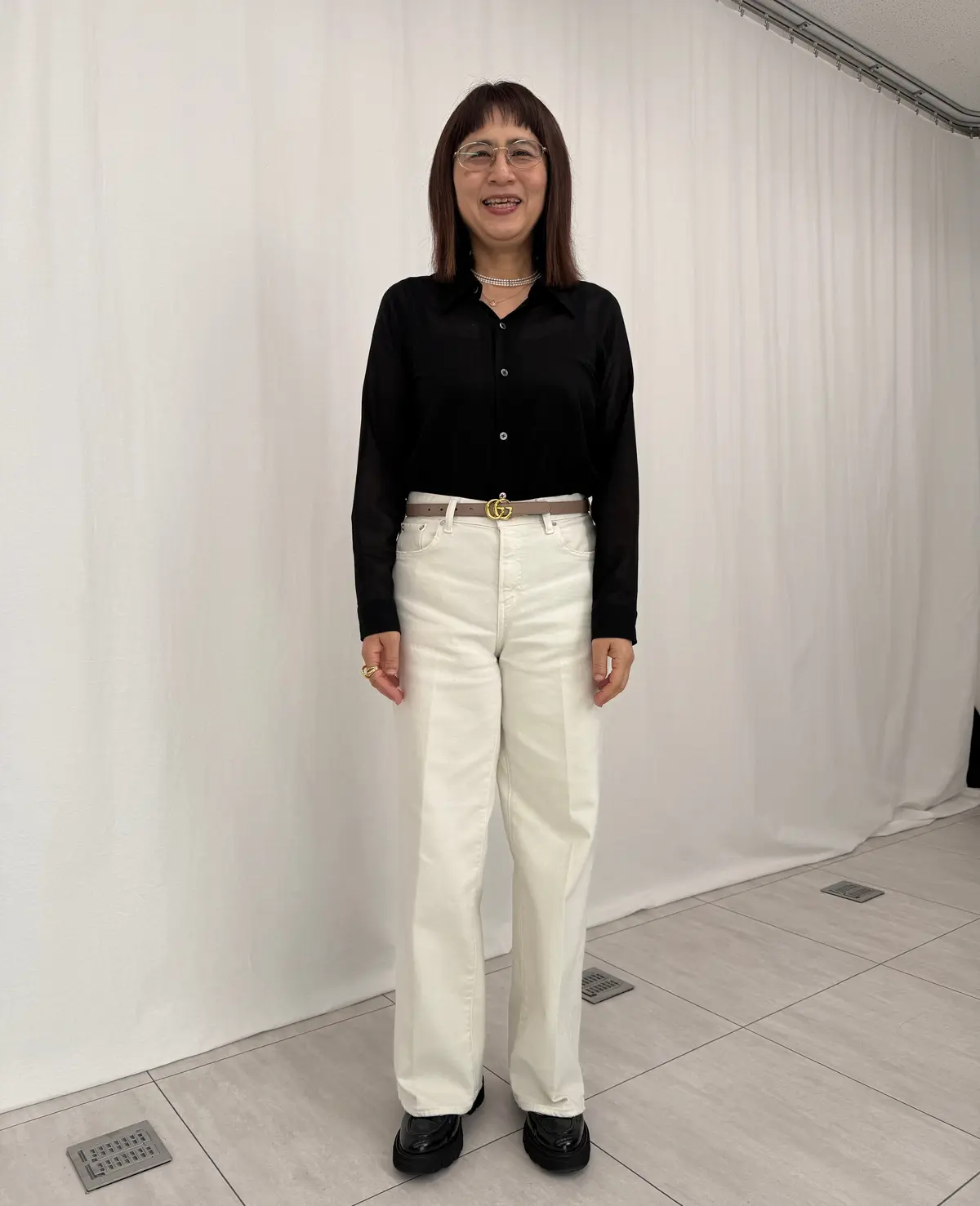 エクラプレミアム編集長工藤 162cｍ  26サイズ着用