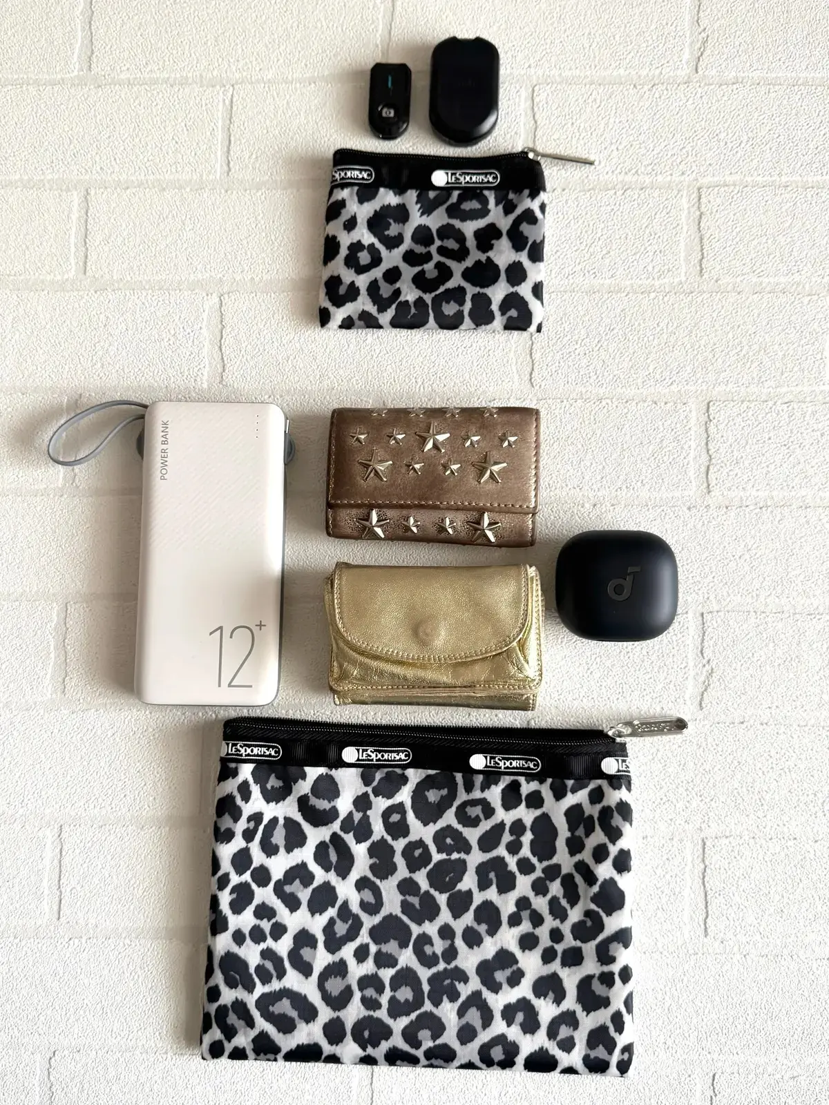 レスポートサック×エクラコラボポーチ 大小 ポーチの中身 エクラ華組　細谷さんレビュー