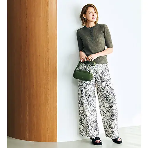 SACRA ペイズリー柄パンツ ￥36,300