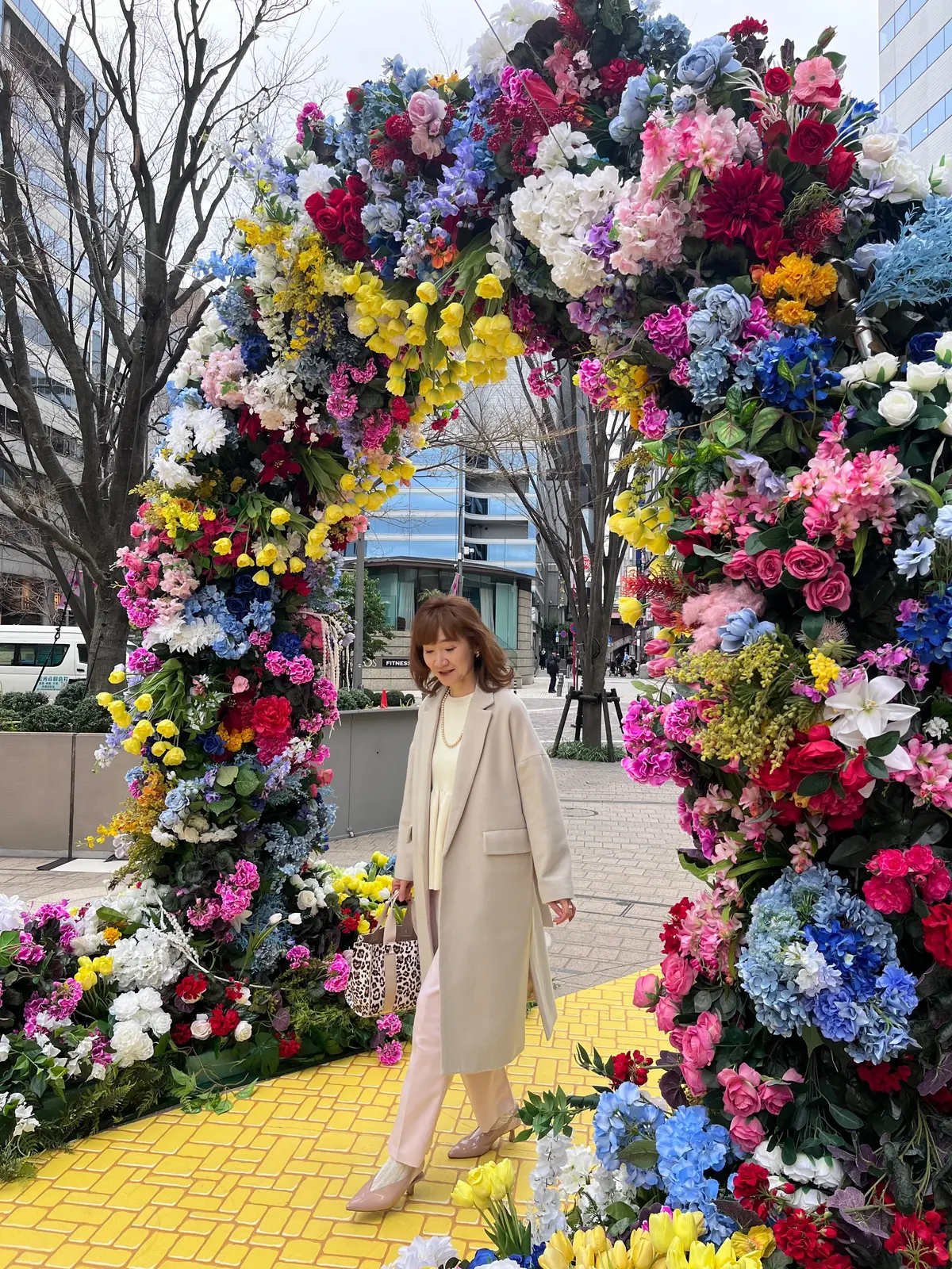 春色コーデでひと足早いプチお花見♪の画像_2