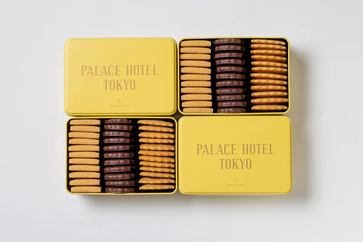 送別ギフト　パレスホテル　レ トロワ サブレ缶