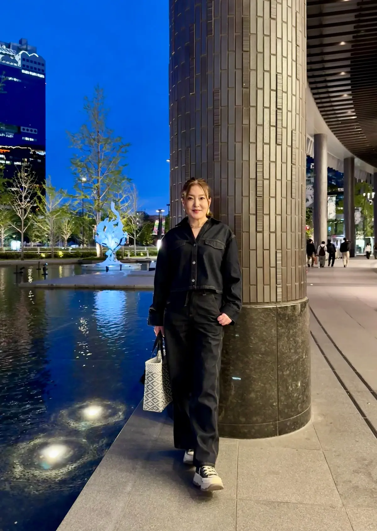 ZARA デニムセットアップ　ZARAコーデ　デニデニコーデ　50代コーデ　大人カジュアル　40代コーデ　50代デニムコーデ