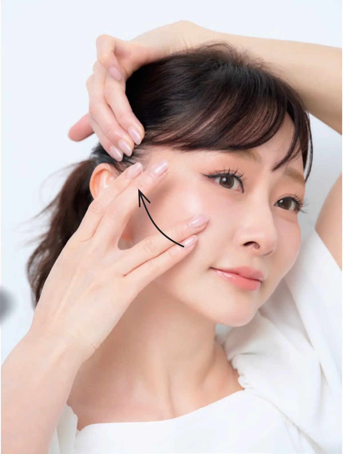 石井美保の引き締めケア　テンションをかけつつスライド