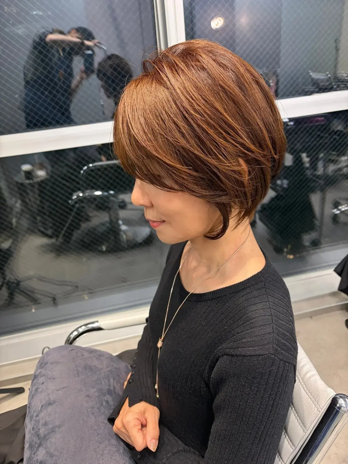 丸みショートヘア