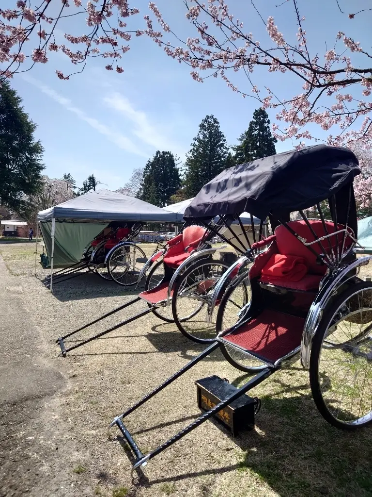 角館武家屋敷の人力車