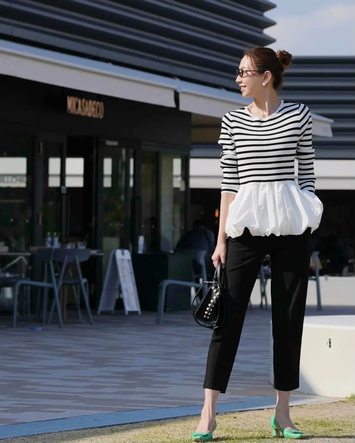 春風に誘われて🌸甘めの軽やかコーデ①【Uの画像_2