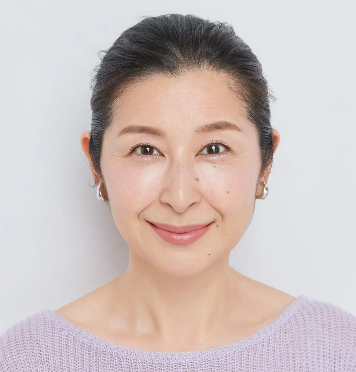 レイナさんのメイク　顔全体