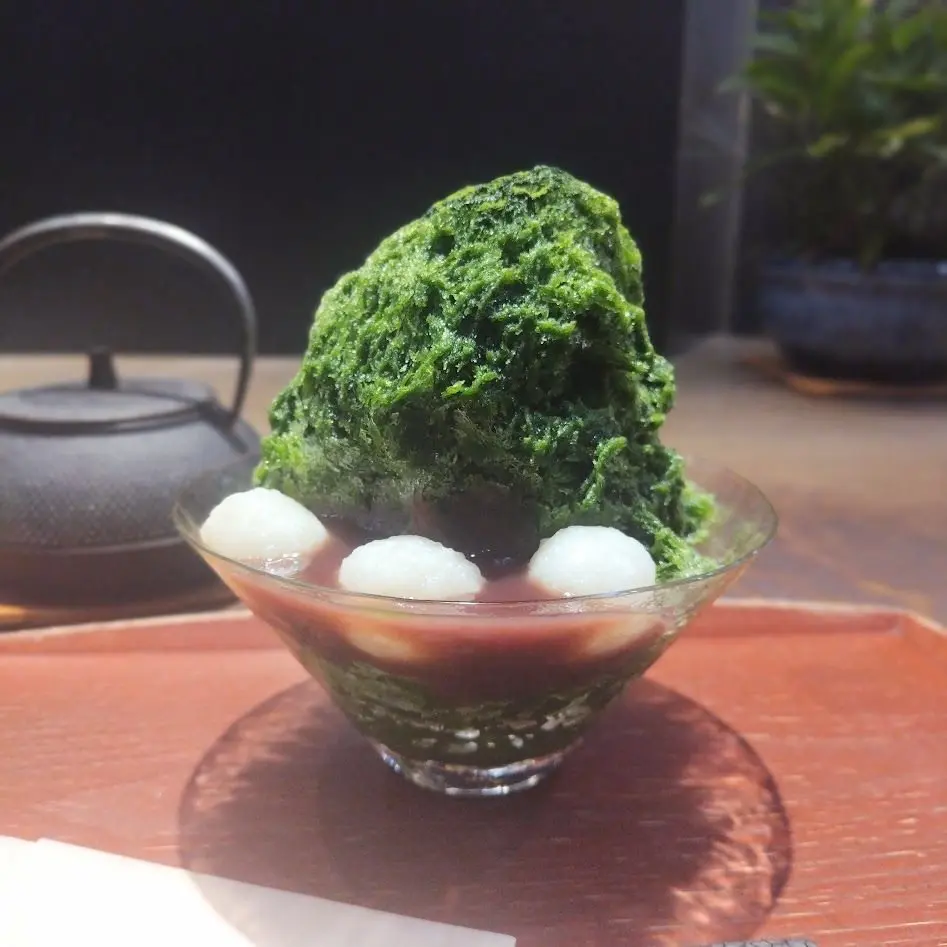 阪急梅田店　たねや茶屋　抹茶かき氷