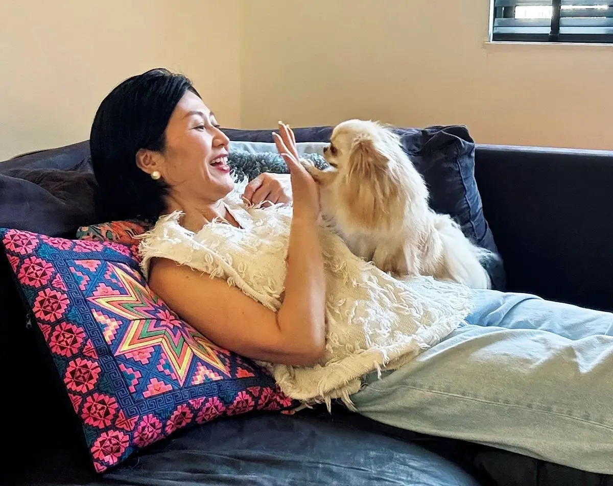 家具店で見つけた犬小屋。2代続けてお気に入り！（ Kaedecoさん ）