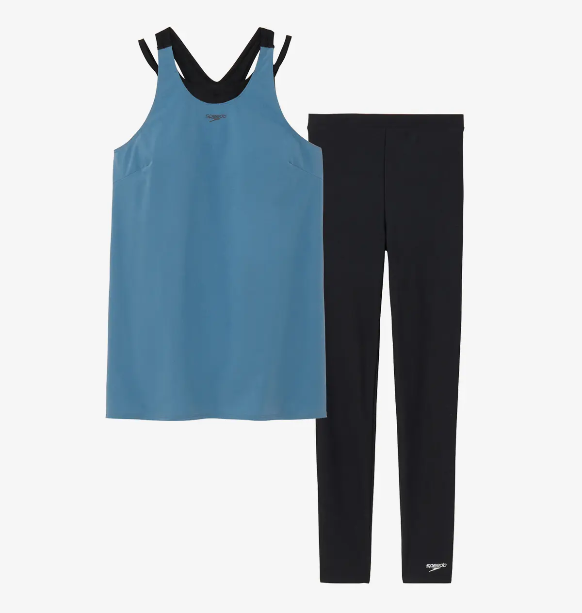 フレアトップスは2枚構造。インナーをウエストインでき、めくれ上がりにくい 仕様に。エアパロング￥16,500／ゴールドウイン（スピード）　