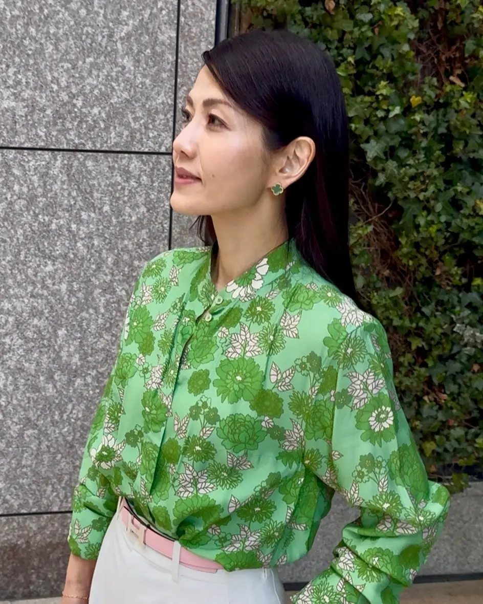 40代【春コーデ】春は色で遊ぶ、ピンク×の画像_6