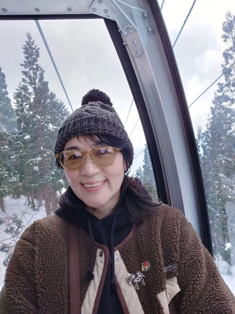 ゴンドラに乗る私①