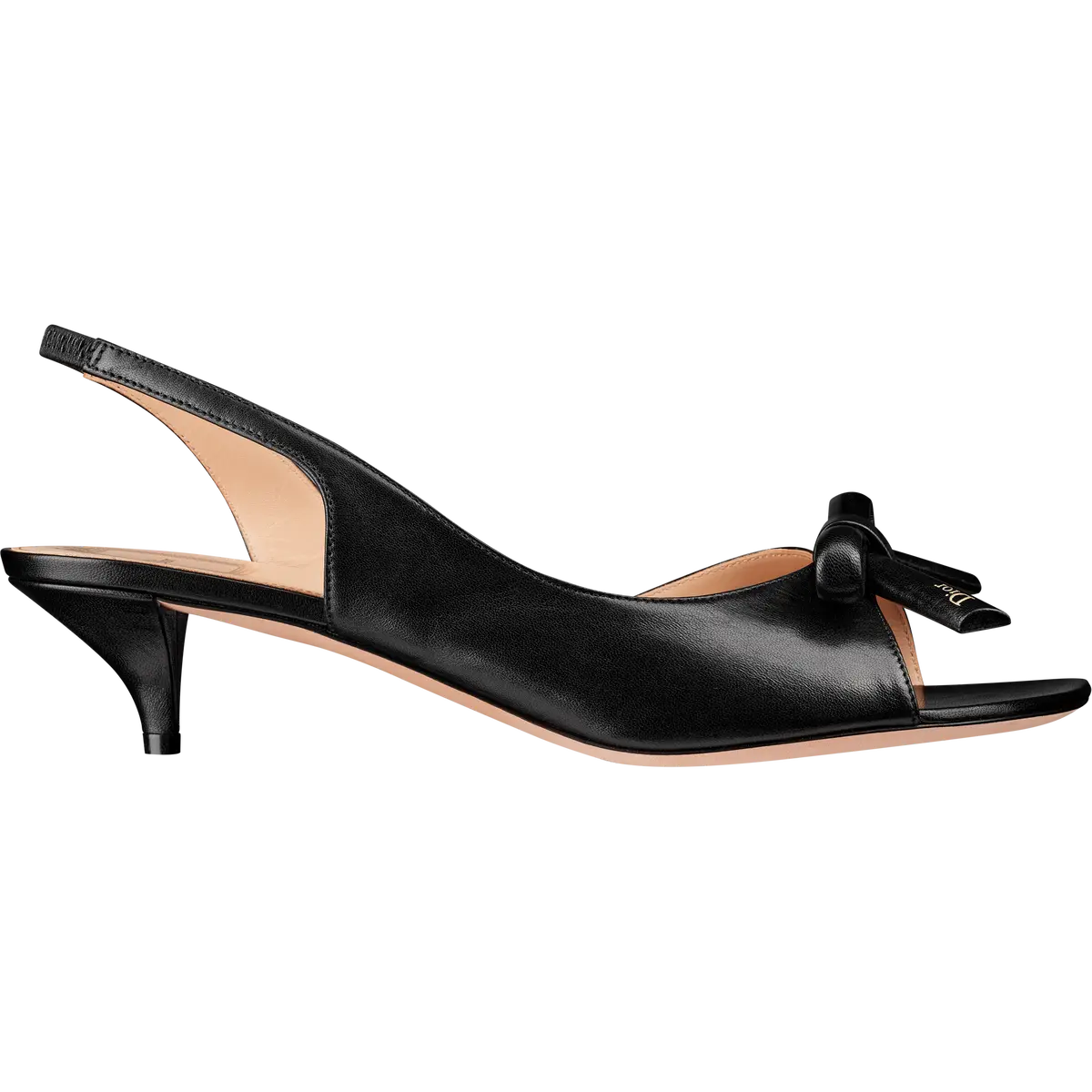 ディオール ボウ サンダル　黒