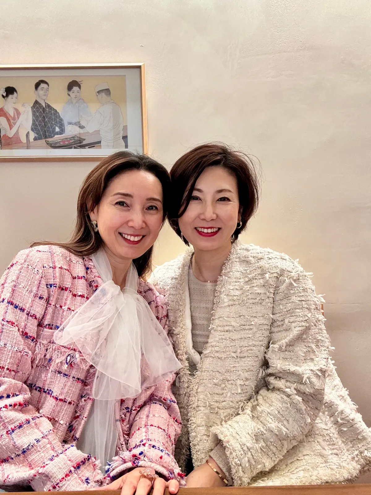 華組ランチは大人フェミニンなツイードジャの画像_6