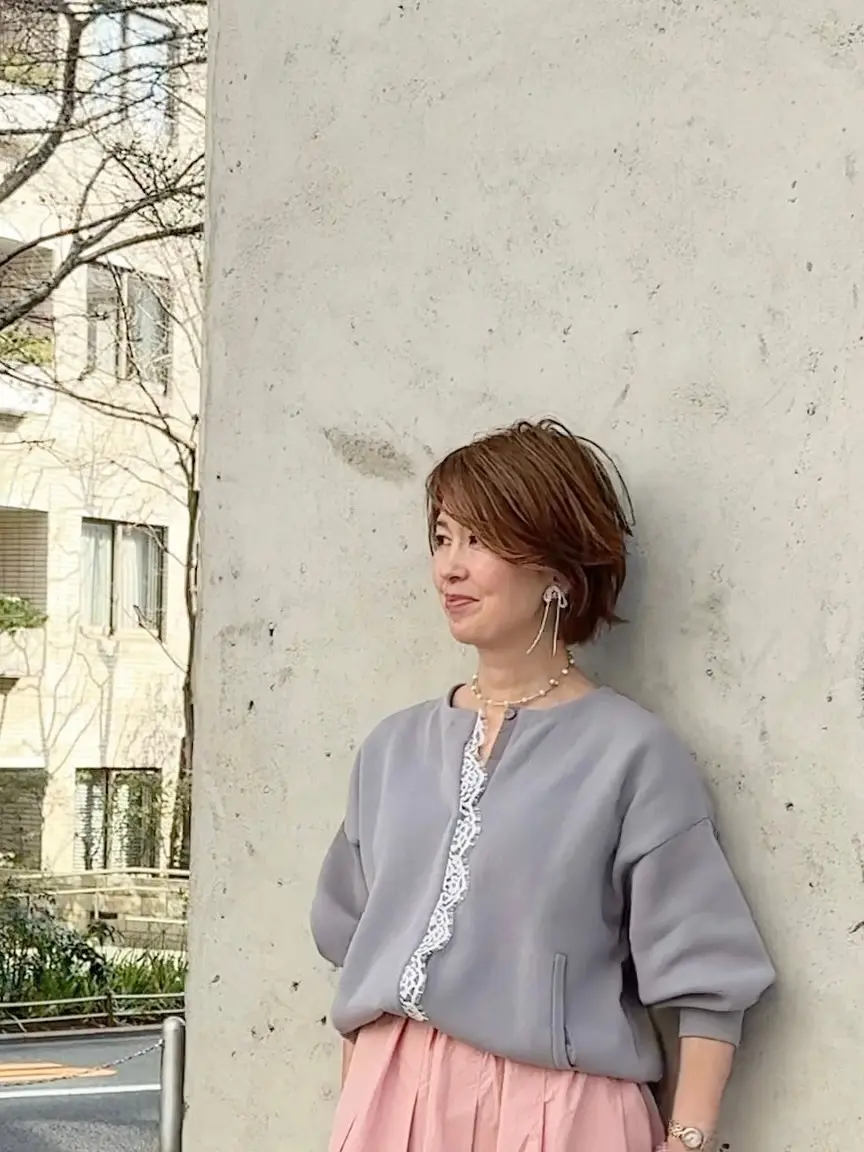 グレー×ピンクでつくる大人配色でバースデの画像_2