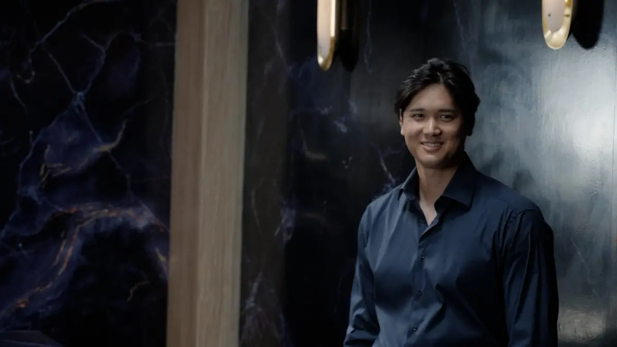 コスメデコルテ　大谷翔平　CMメイキング