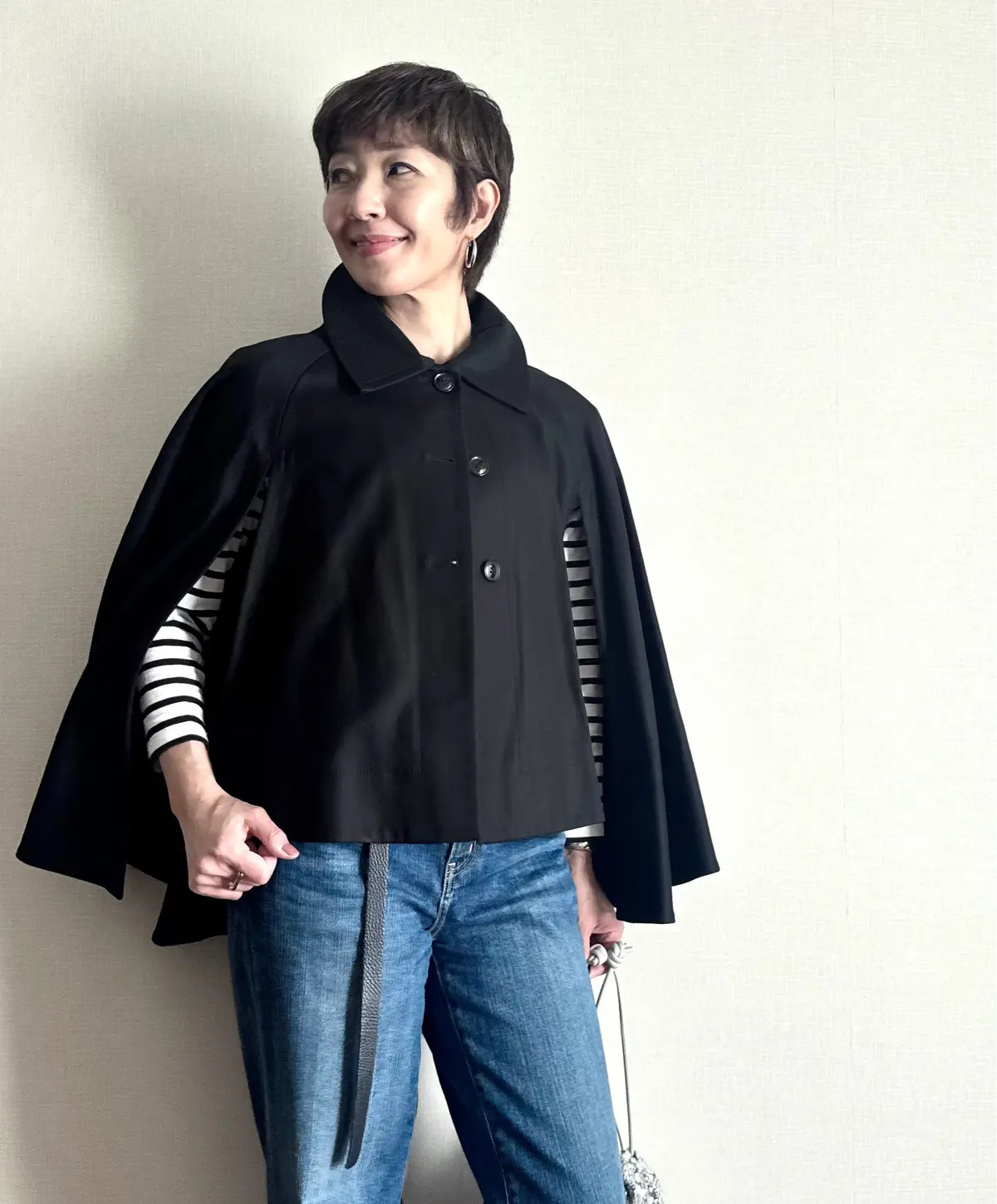 エクラ 華組　大岩三智子さん　モスキーノ　ショートトレンチ