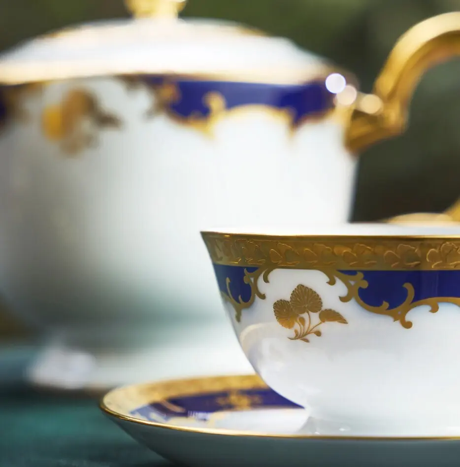 アフタヌーンティー　ウェスティン都ホテル京都　メイフェア　オリジナル磁器