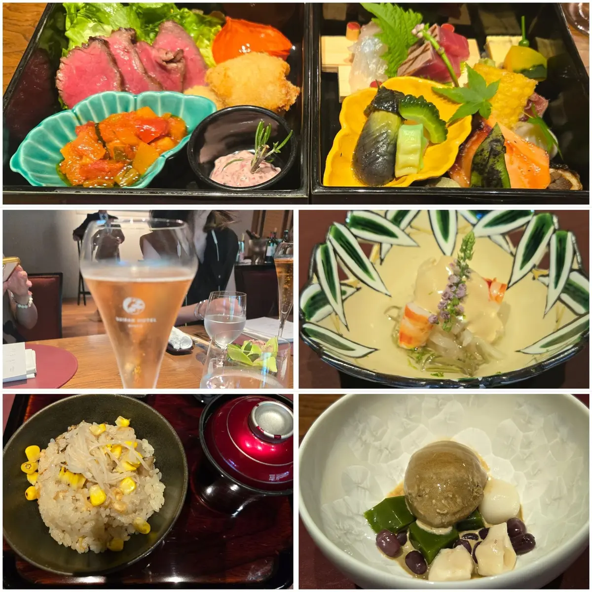 京 翠嵐のランチコース