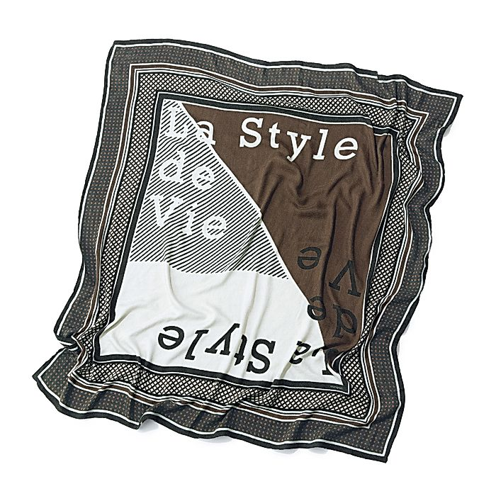 manipuri×eclat
【坪田あさみさん別注】”La Style de Vie”大判シルクウールストール
￥18,700