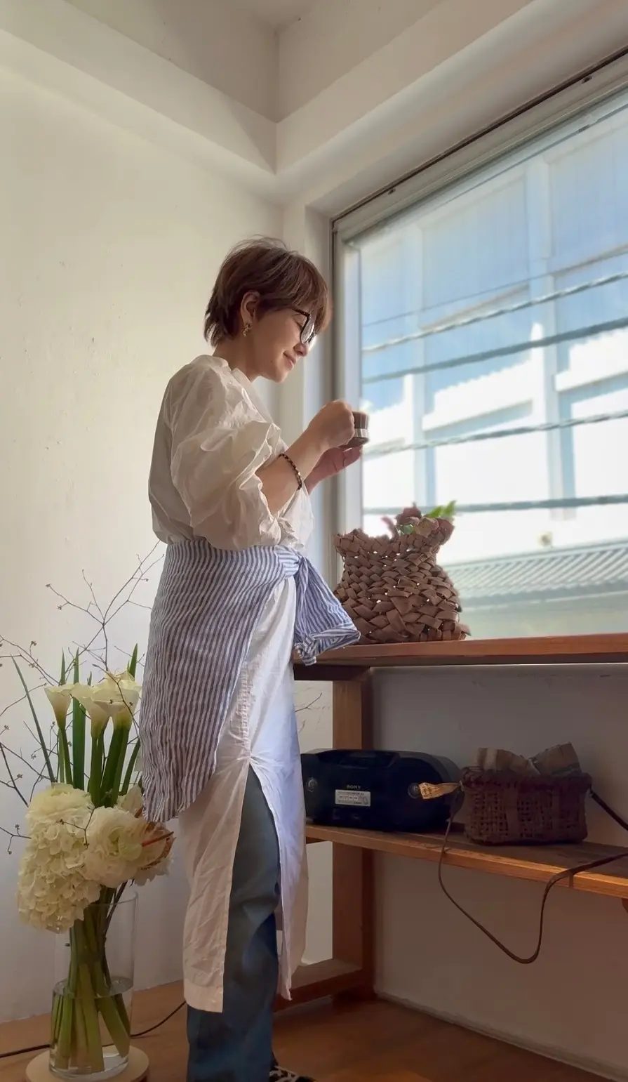 東銀座のギャラリーで着物に合うかご展とセの画像_12