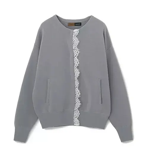 Room no.8 for E by eclat 前立てレースブルゾン