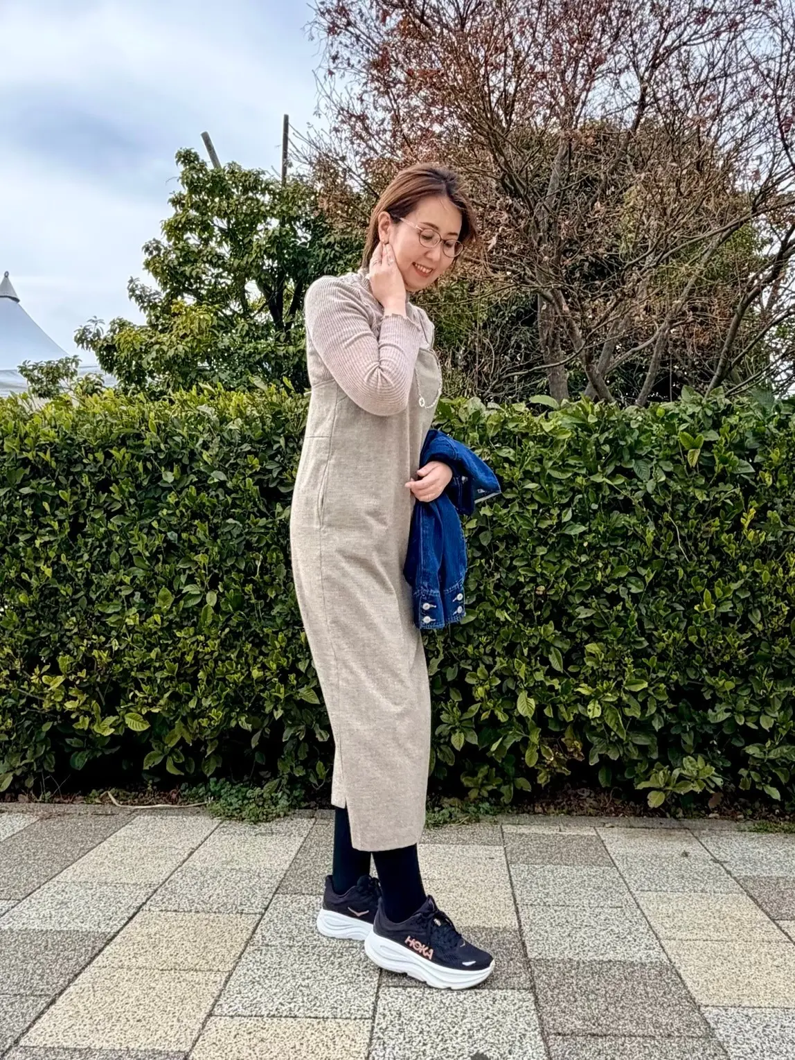 HOKAとワンピースのコーデ