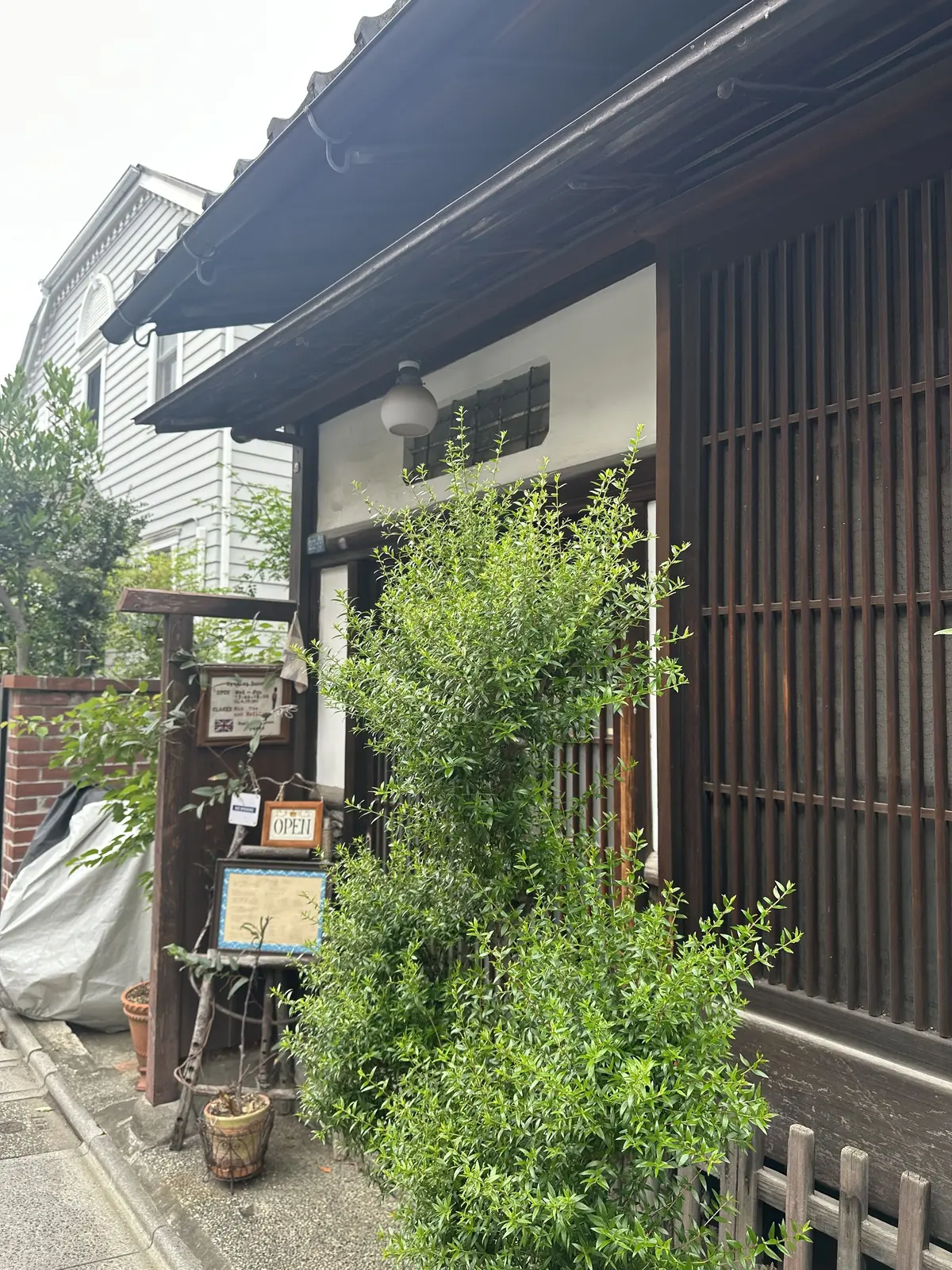 棚に並ぶ瓶入りのピクルスやジャム、装飾品や小物など多様な商品が並ぶ店内
