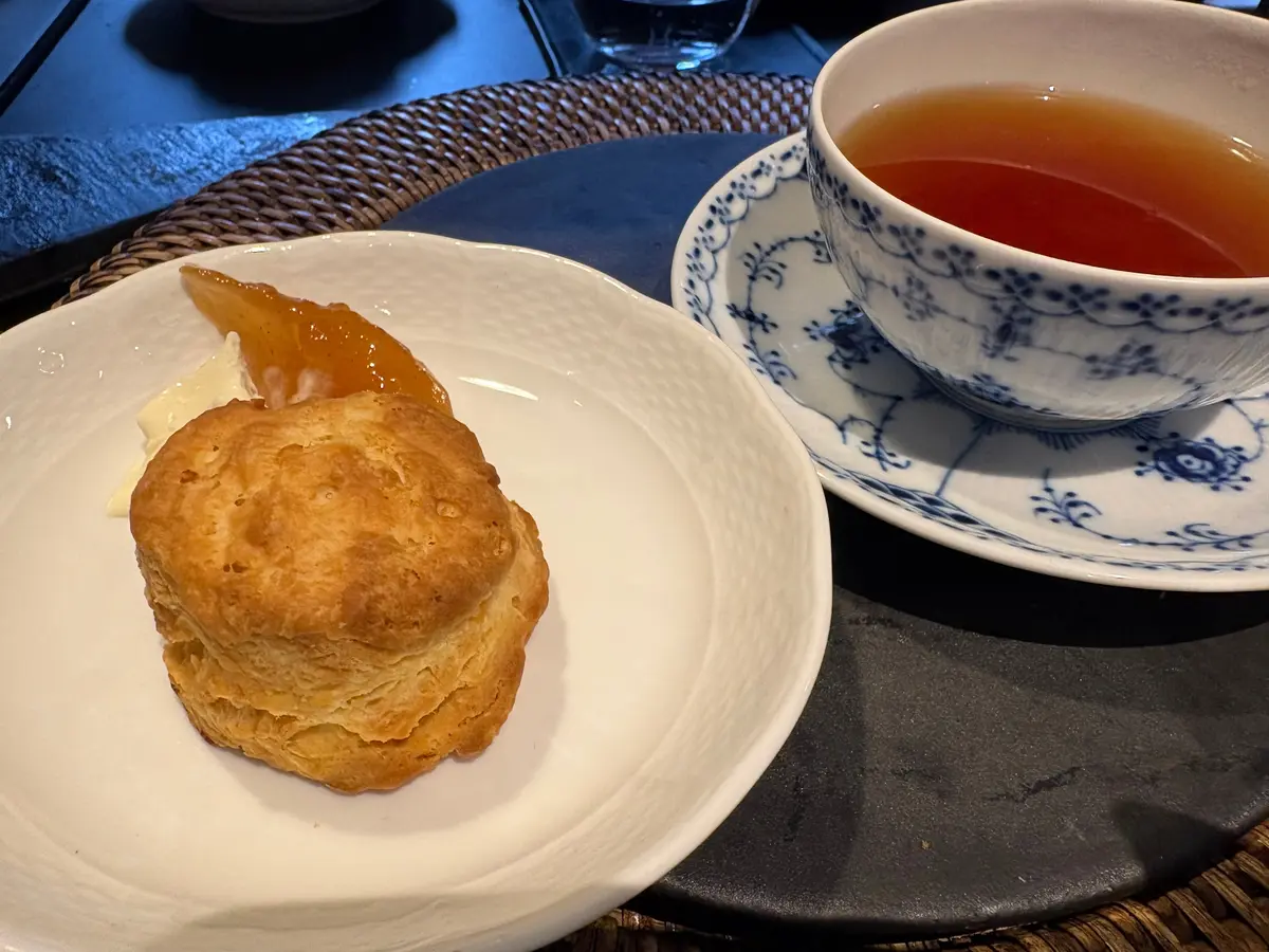 最後は絶品、手作りスコーンと手作りジャム、優しいお味が最高でした！
