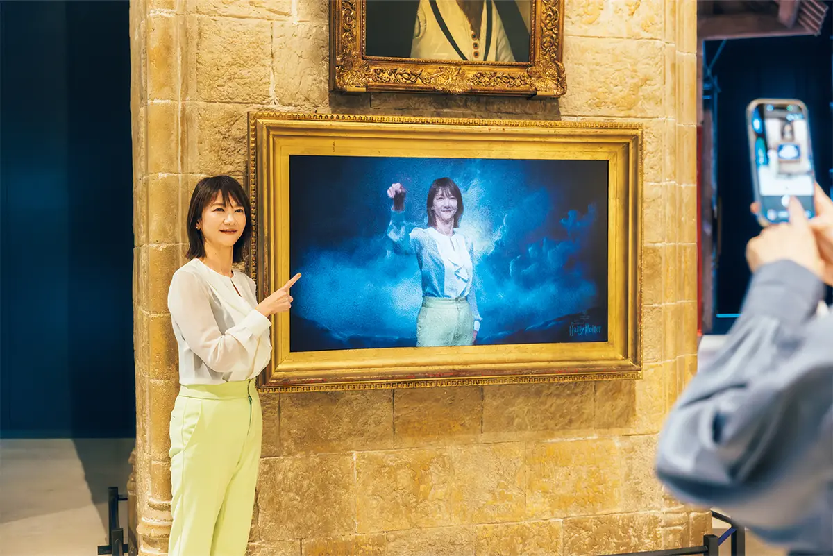 「動く肖像画」に入る体験