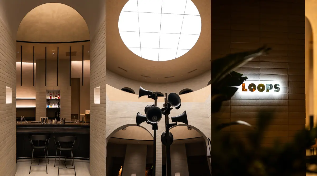 ニュウマン高輪 LOOPS　内観 名建築カフェ