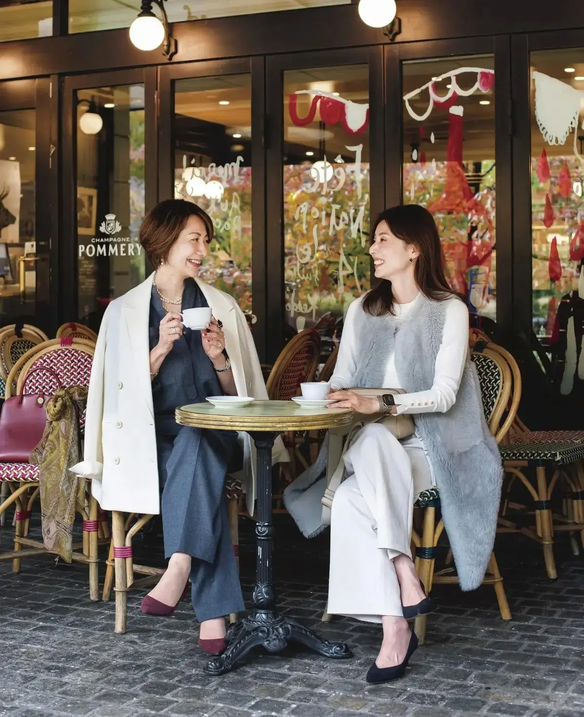 エクラ華組　冬のおしゃれ　友達・家族・夫と過ごす日