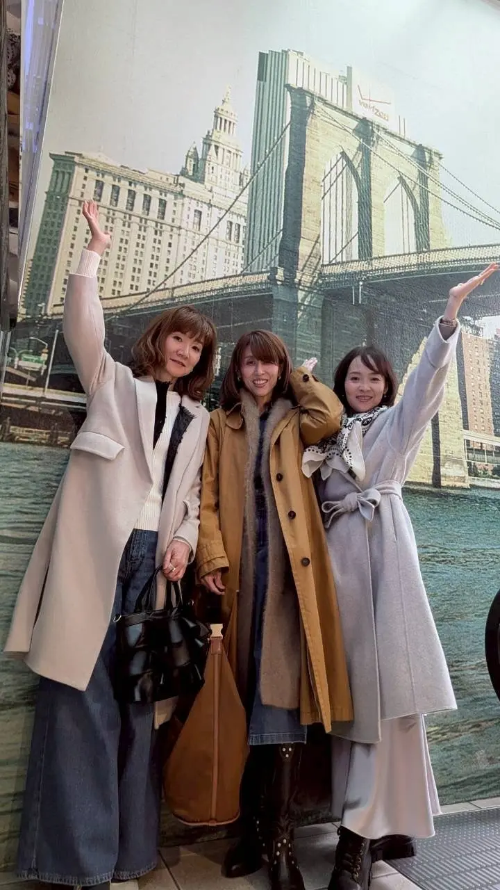 ブルックリンに行ったつもりで記念撮影