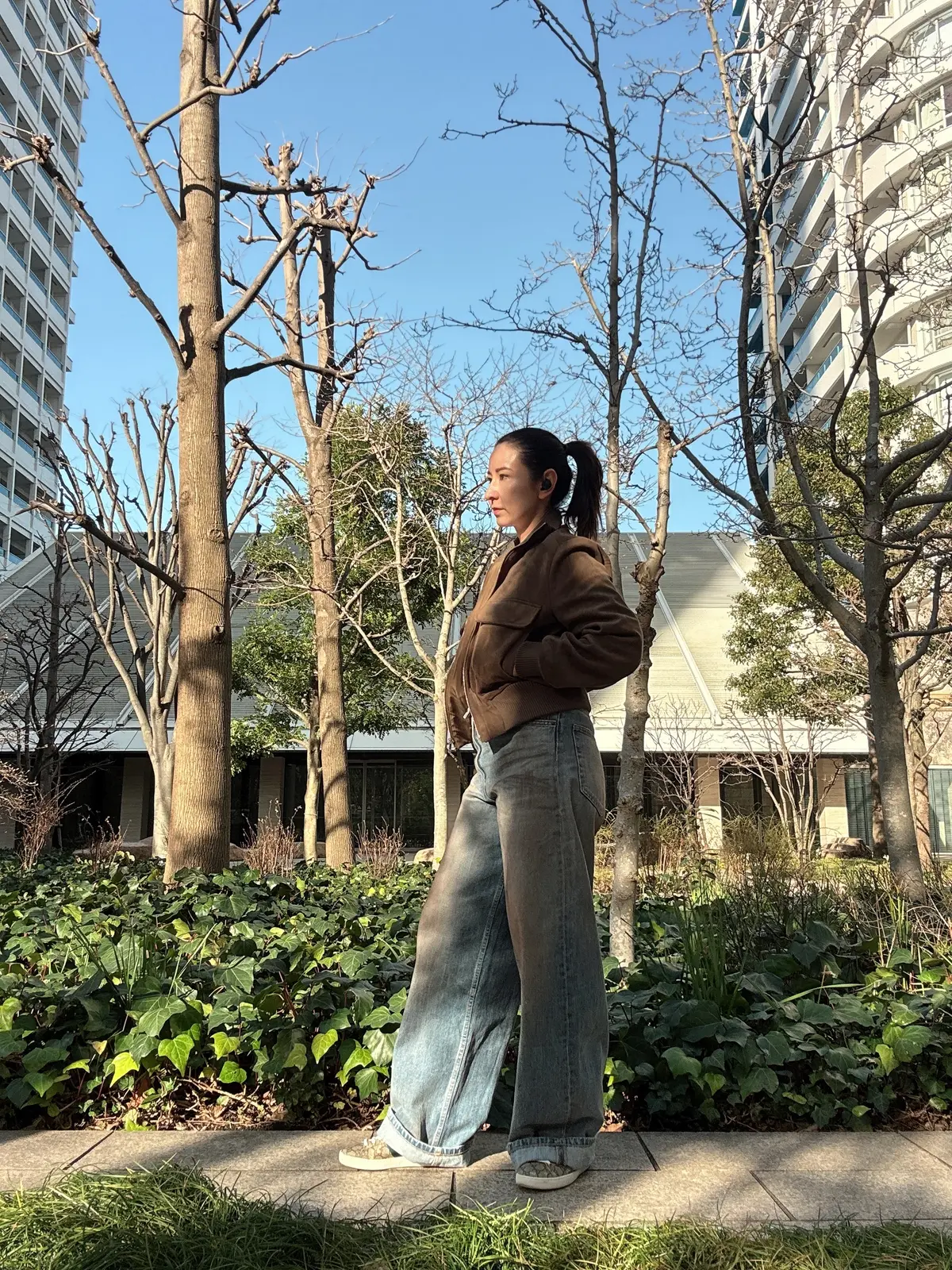 流行のデニムコーデを短めジャケットで♡の画像_3