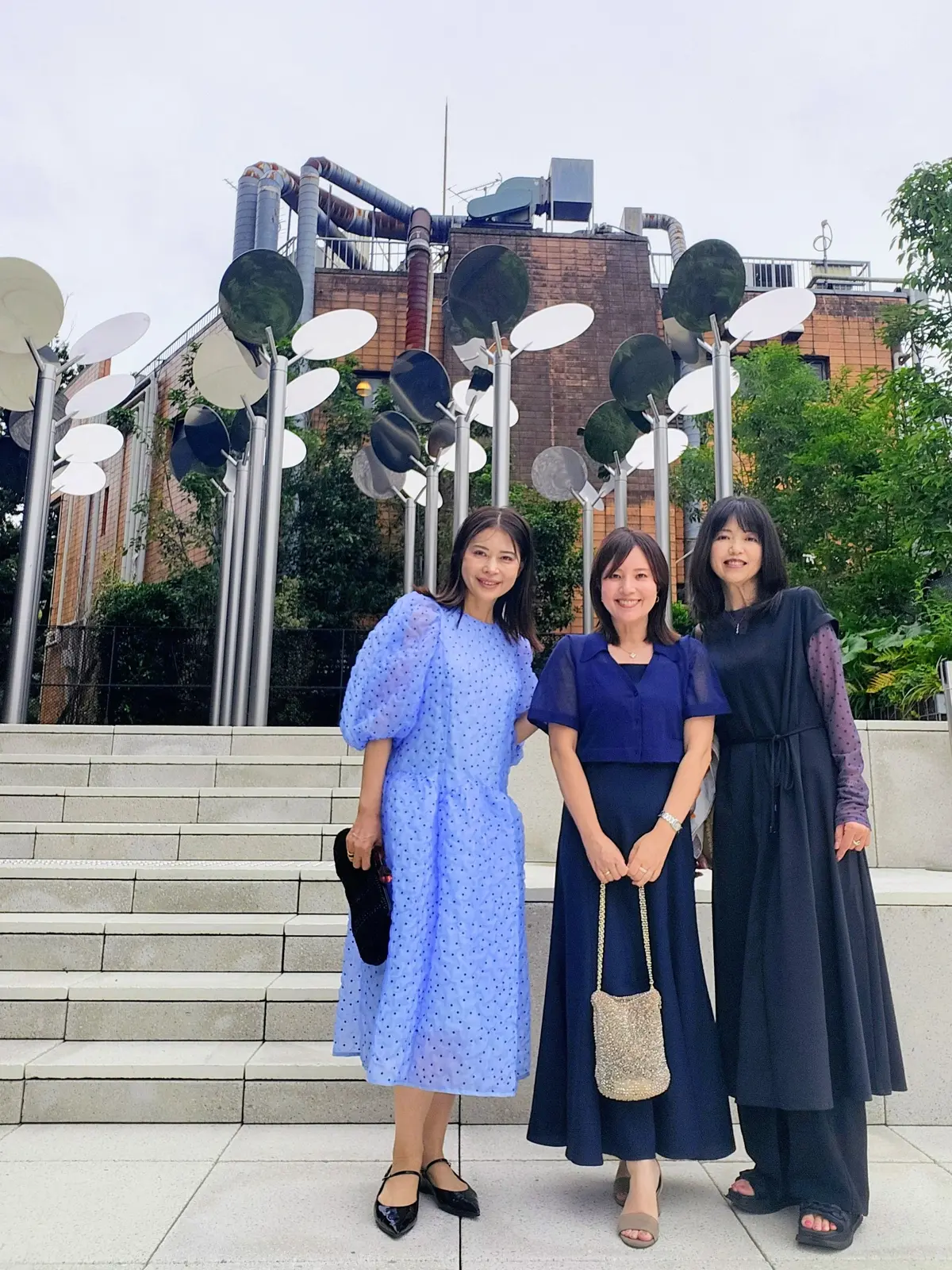Prés de L’AS、原宿、神宮前、表参道、ランチ、new open、40代ファッション、フォアグラクリスピーサンド、デザートワゴン
