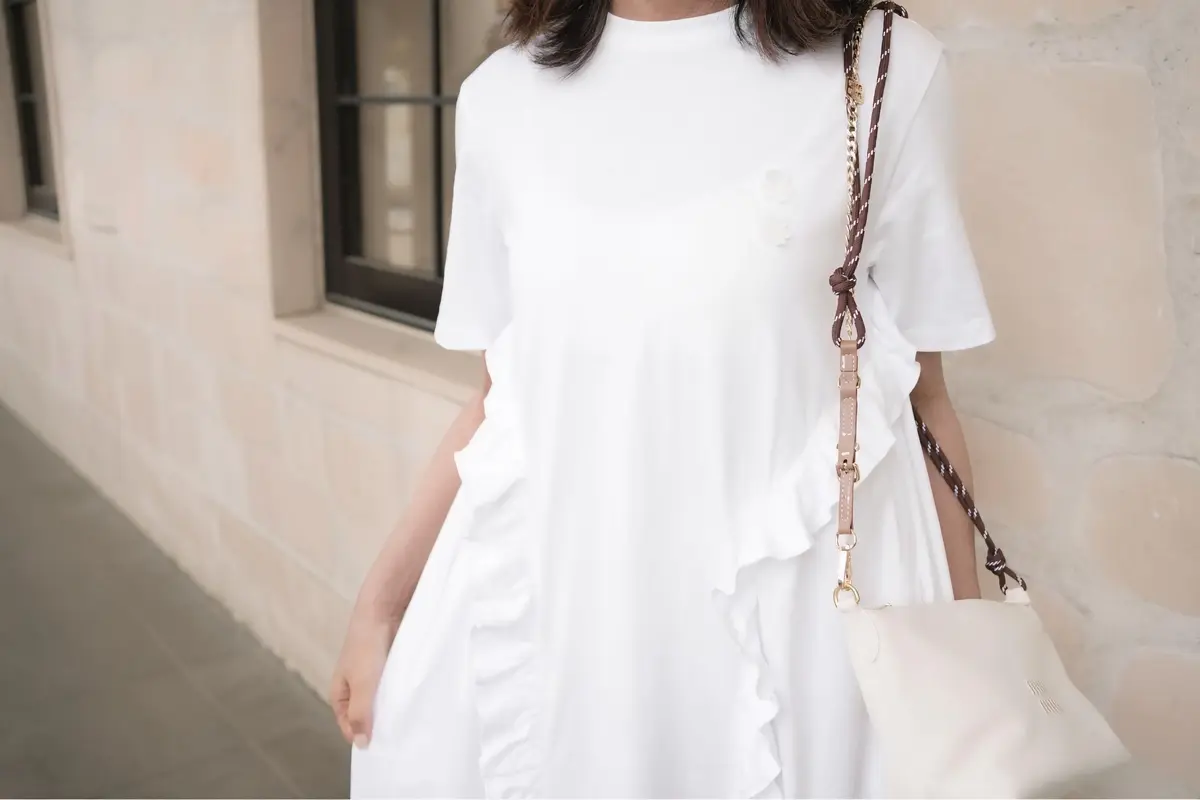 UNIQLO×Cecilie Bahnsen フリルTワンピース¥3,990