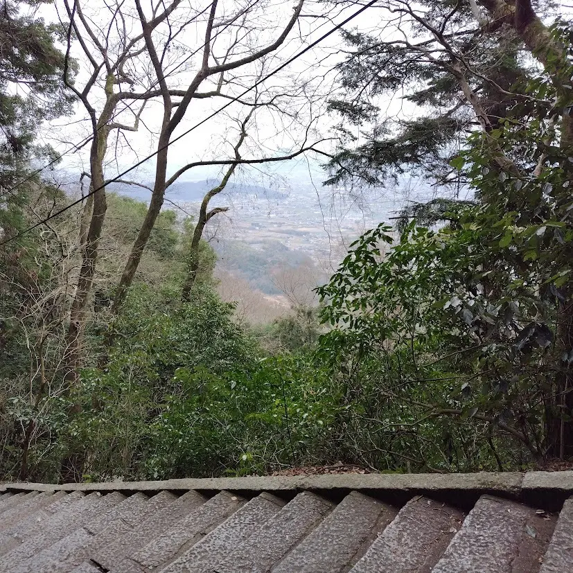 こんぴらさん参道から見える景色