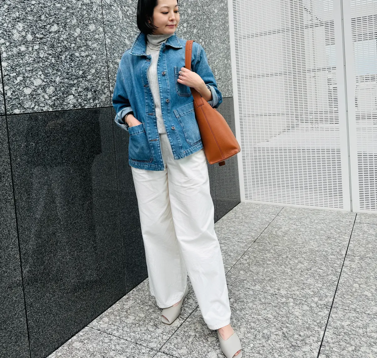 Weekend Max Mara デニムジャケット ￥80,300を着用した編集MK