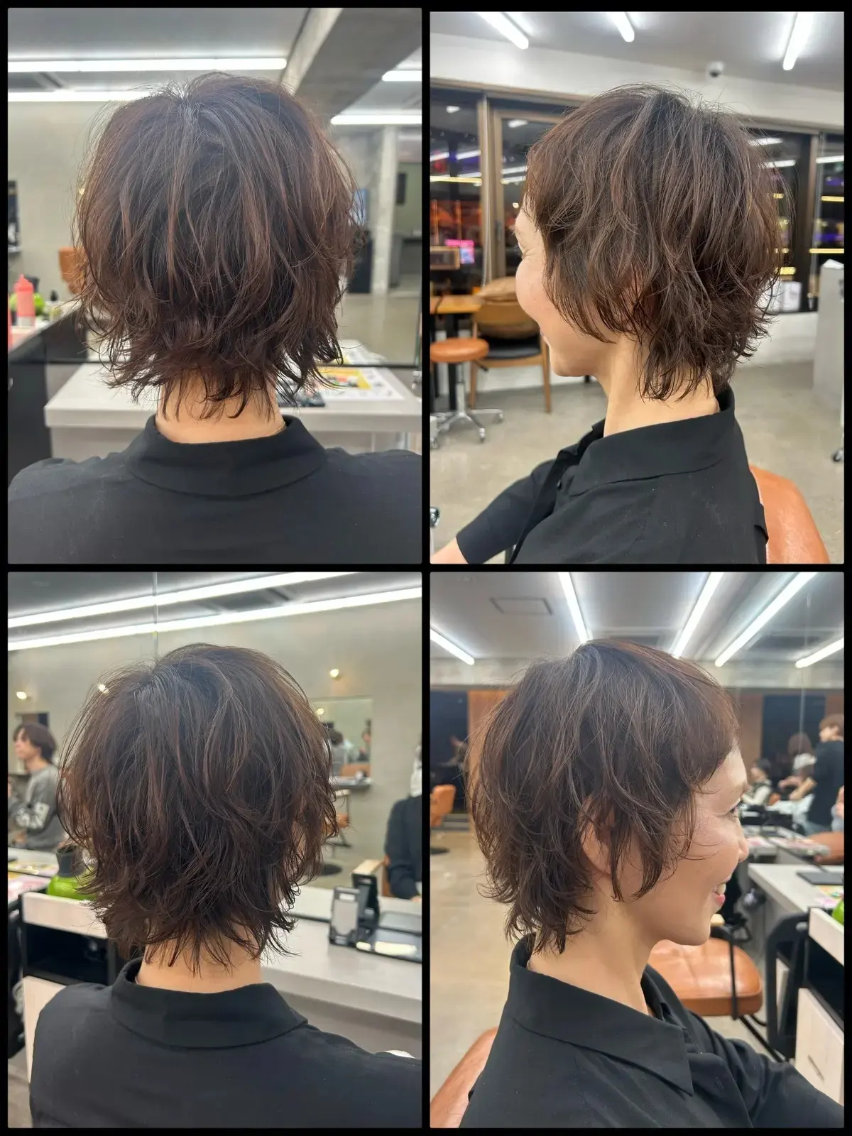 ウルフスタイル　50代ヘア