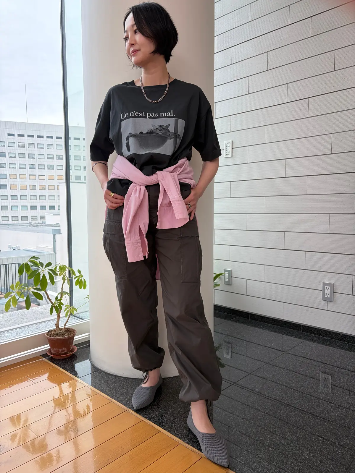 Offen×eclat pointed－SIMPを履いた編集MK（カジュアル）