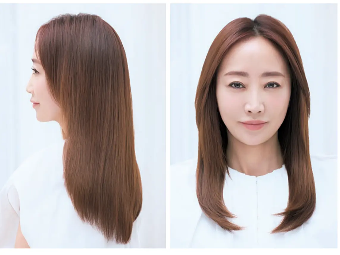 ヘアアイロン　仕上がり　神崎恵