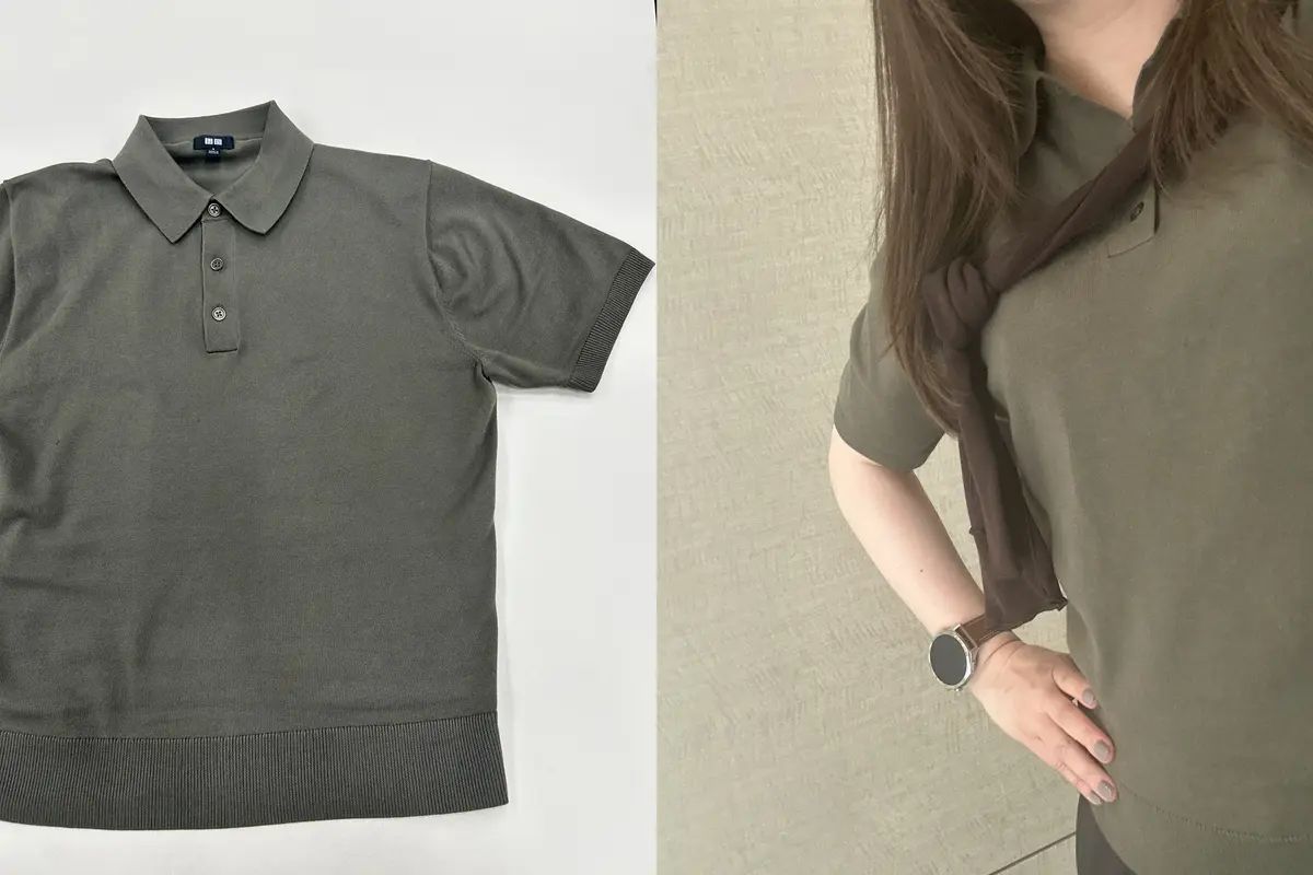 エクラ副編集長・S川のユニクロのポロニット
