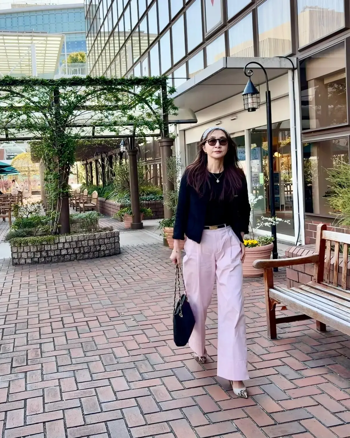 ZARA ピンク色チノパンツ