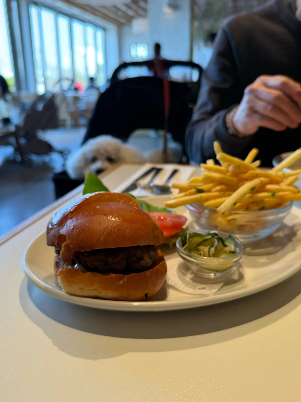 ビルズお台場店　料理写真　ハンバーガー