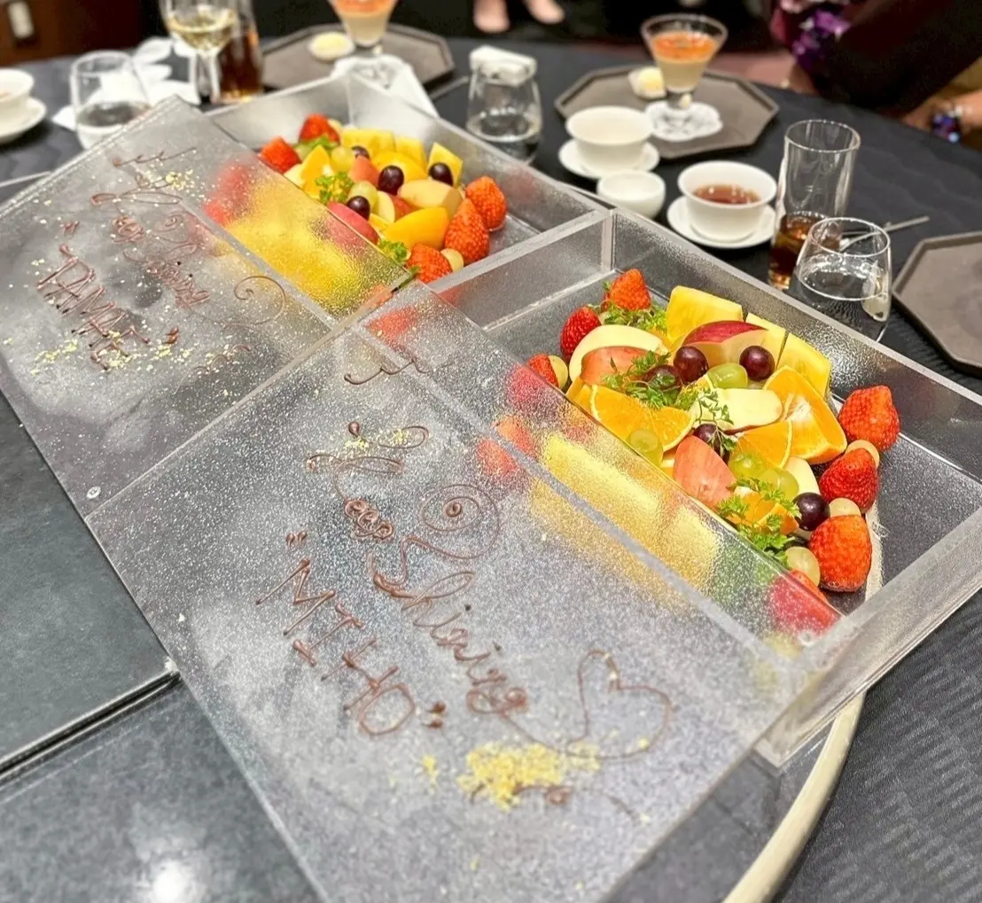 ジレを主役にホテル中華で送別会の画像_5