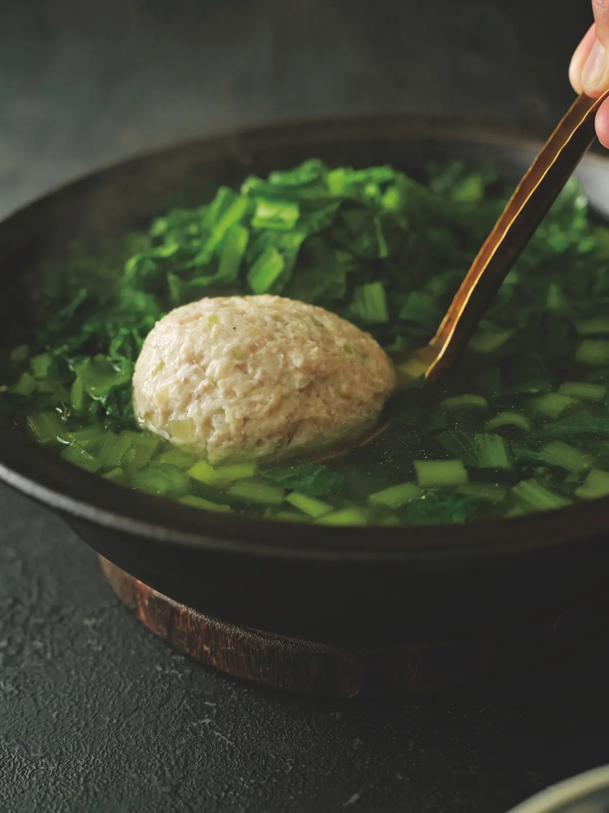 ウー・ウェン　いたわり鍋　緑の野菜の養生鍋　作り方のコツ